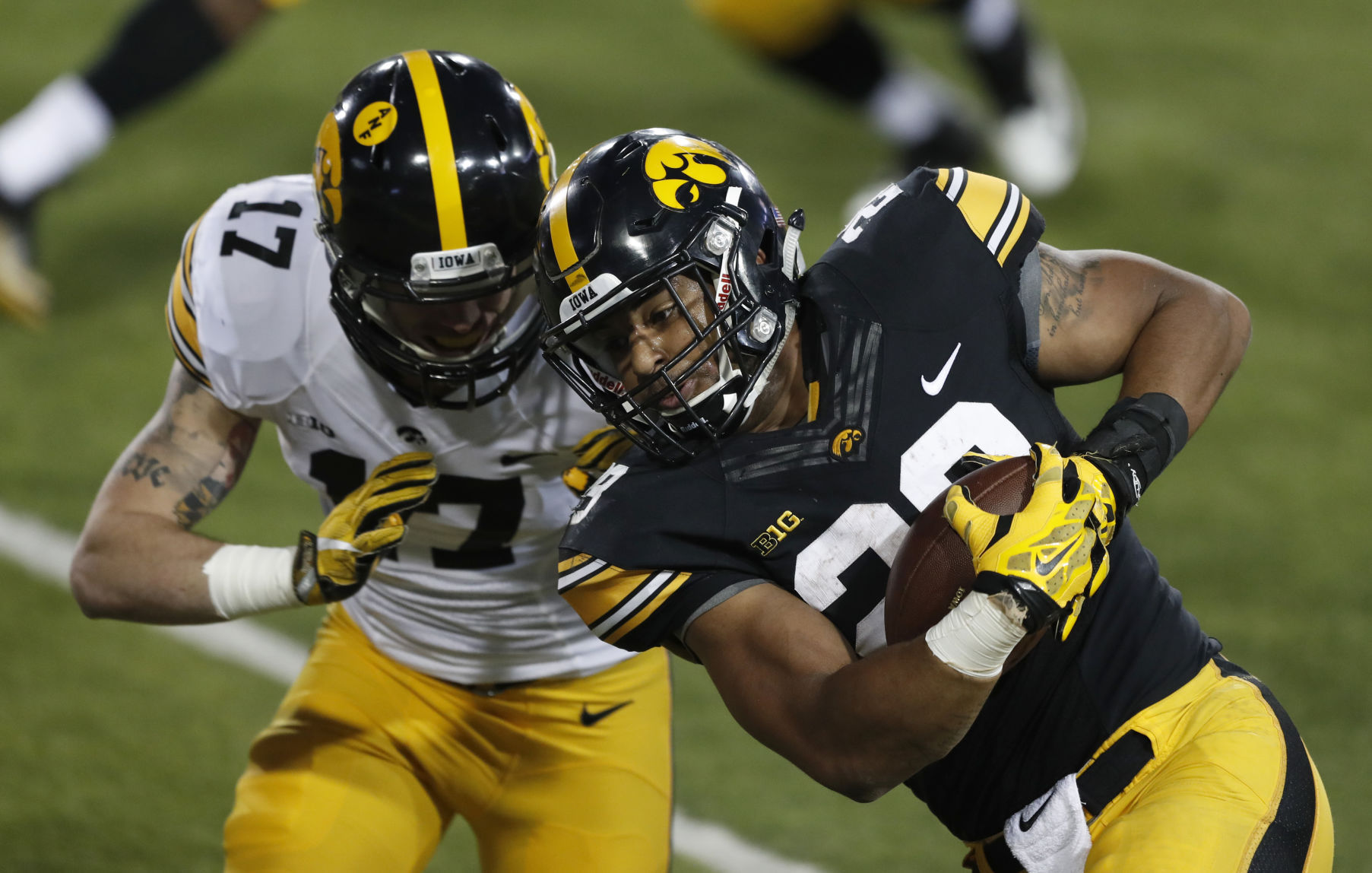 Iowa Spring Game Football
